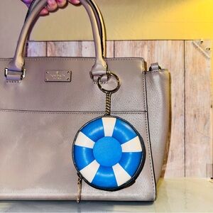 Kate Spade Splash Pool Float Coin Purse Accessory Case Bag Charm #K7159 - EUC